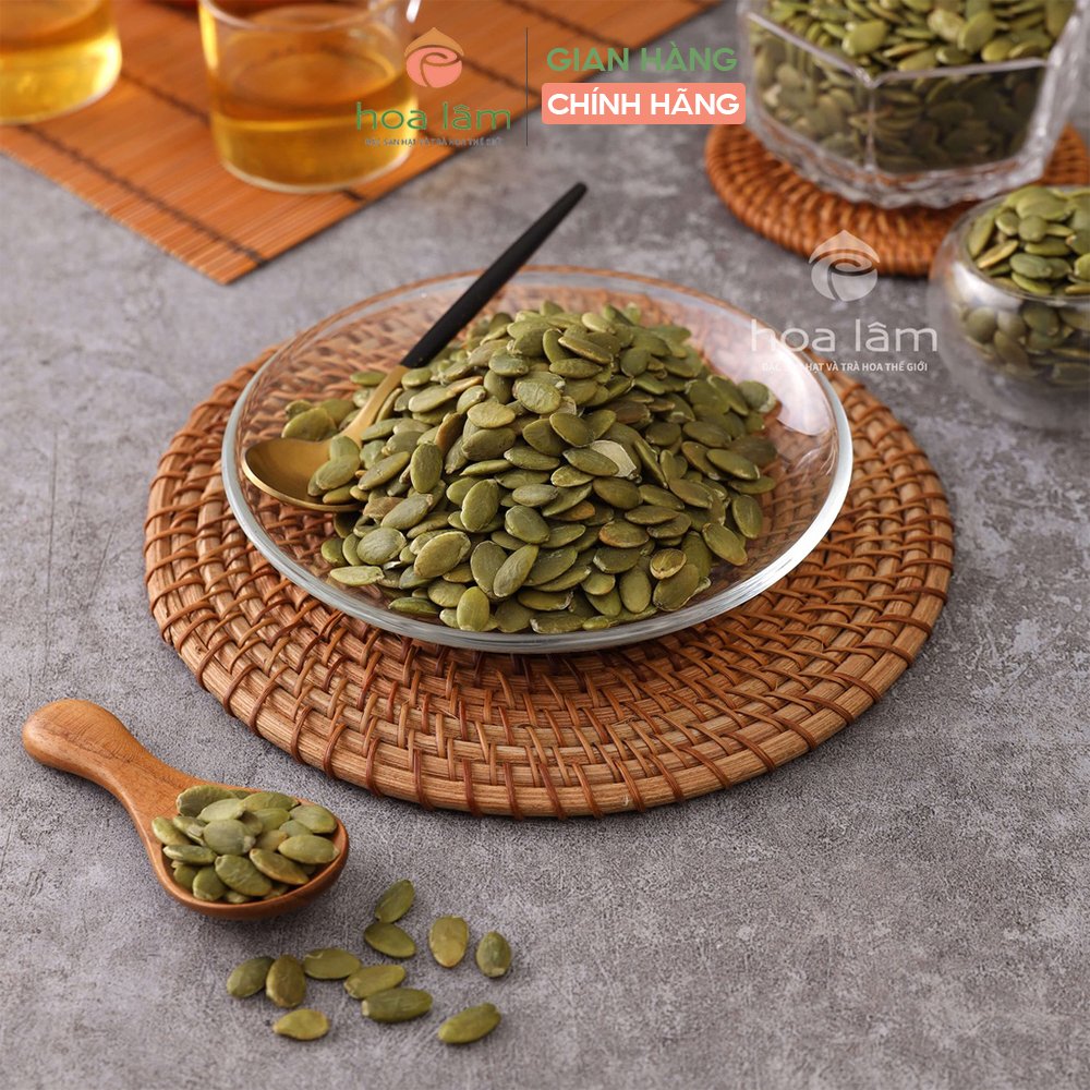 Nhân bí xanh tươi Hoa Lâm tươi nhập khẩu từ Ấn Độ, nguyên liệu làm sữa hạt giàu dinh dưỡng 500gr.